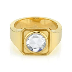 Marrow Fine Anniversary Gifts^Men's Rose Cut Signet Ring