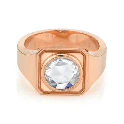 Marrow Fine Anniversary Gifts^Men's Rose Cut Signet Ring