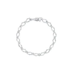 Marrow Fine Graduation Gifts | The Shape Of Things Collection^8mm Sculpted Link Gold Bracelet