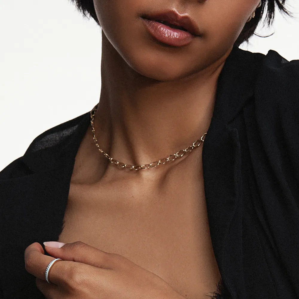 Marrow Fine Graduation Gifts | Necklaces^8mm Sculpted Link Gold Necklace