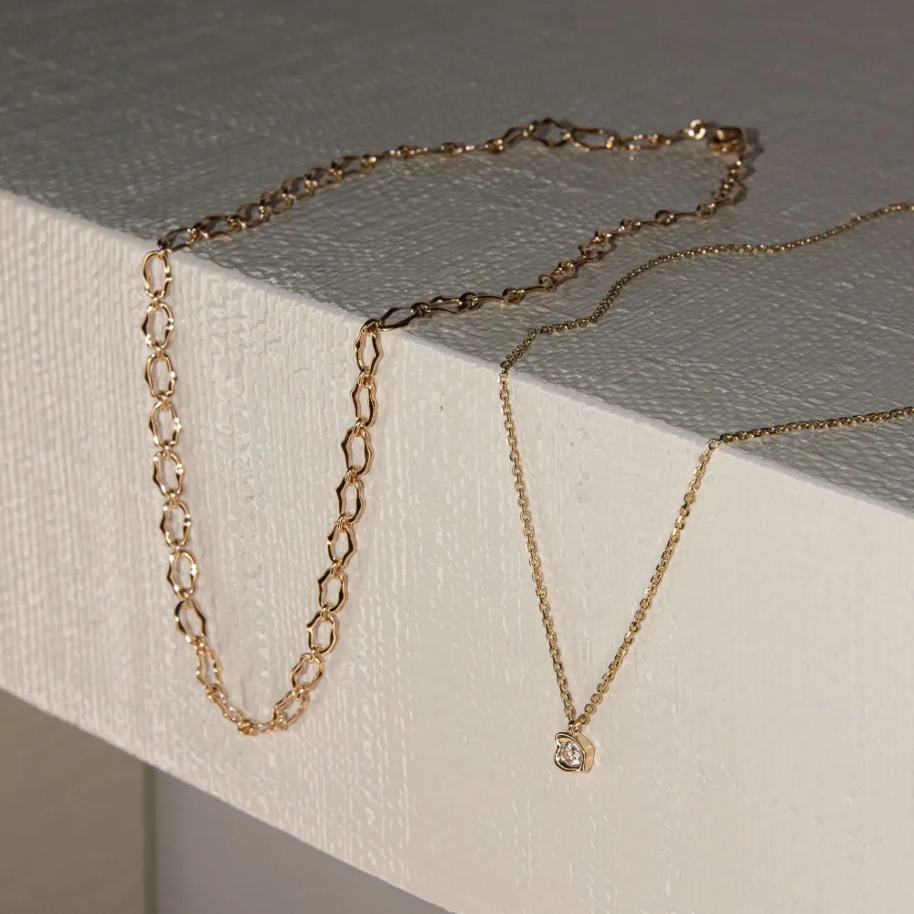 Marrow Fine Graduation Gifts | Necklaces^8mm Sculpted Link Gold Necklace