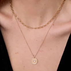 Marrow Fine Graduation Gifts | Necklaces^8mm Sculpted Link Gold Necklace