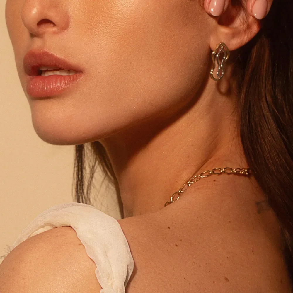 Marrow Fine Graduation Gifts | Necklaces^8mm Sculpted Link Gold Necklace
