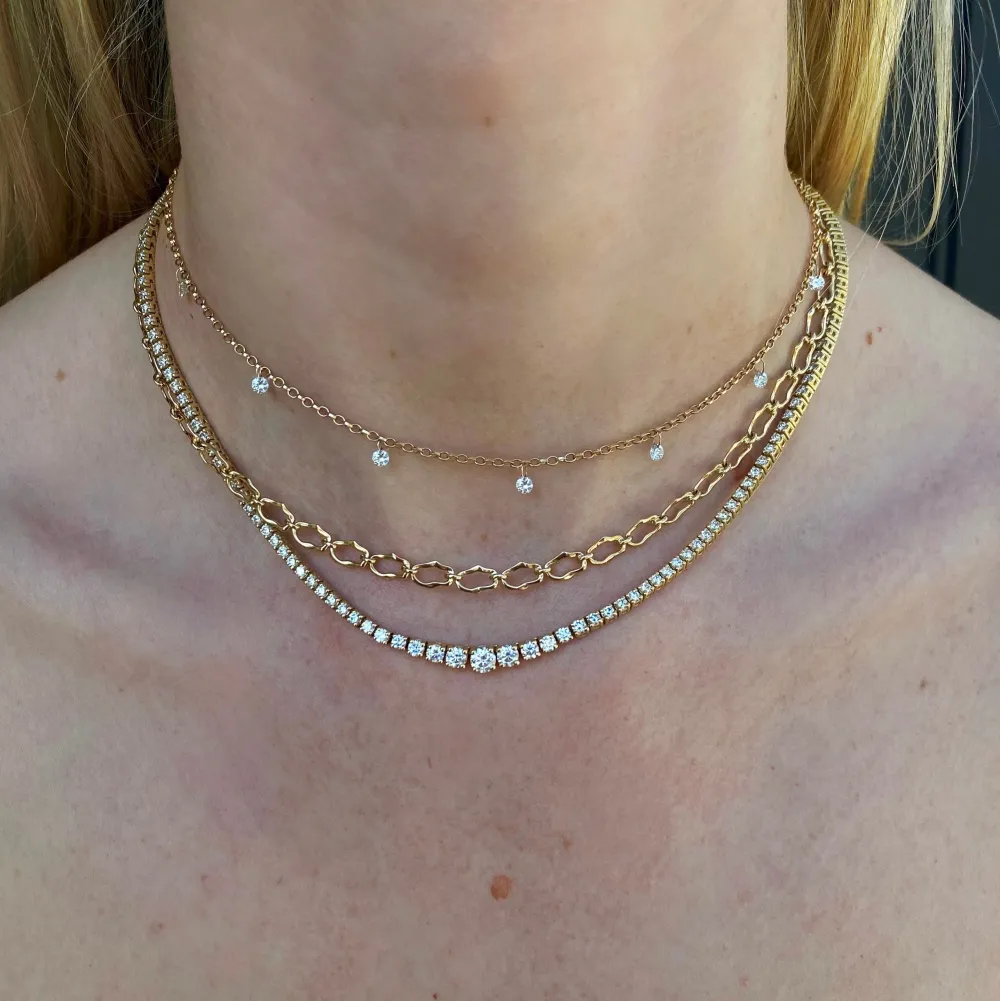 Marrow Fine Graduation Gifts | Necklaces^8mm Sculpted Link Gold Necklace