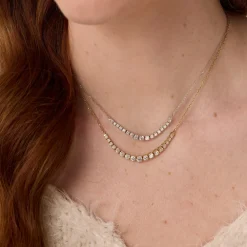 Marrow Fine For The New Mom | Anniversary Gifts^Naomi White Diamond Graduated Necklace