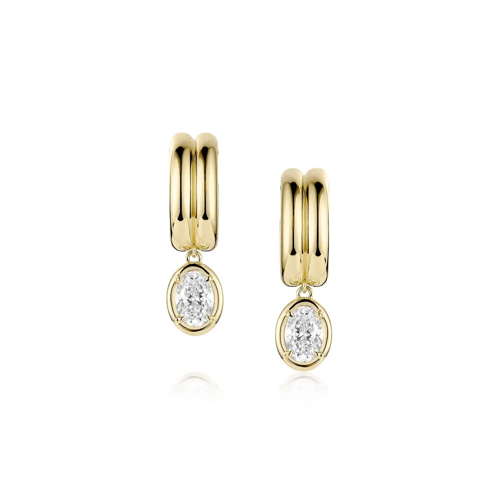 Marrow Fine For The New Mom | For The Bride-to-be^Odette Oval Drop Earrings
