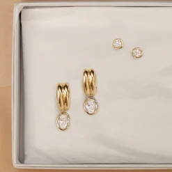 Marrow Fine For The New Mom | For The Bride-to-be^Odette Oval Drop Earrings