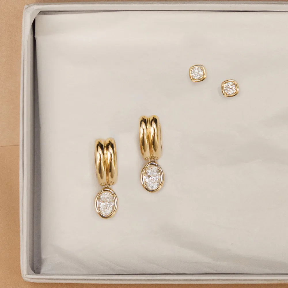 Marrow Fine For The New Mom | For The Bride-to-be^Odette Oval Drop Earrings