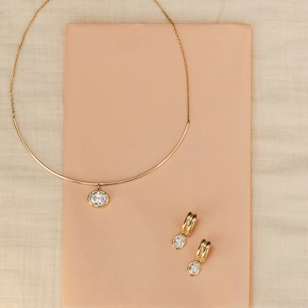 Marrow Fine For The New Mom | For The Bride-to-be^Odette Oval Drop Earrings