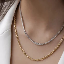 Marrow Fine Necklaces^Remi Rope Chain Necklace 14kyellowgold