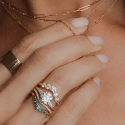 Marrow Fine Wedding Bands | Rings^Simple Wave White Diamond Band | Elegant Simple Diamond Wedding Band