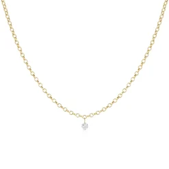 Marrow Fine Anniversary Gifts | Necklaces^Single Diamond Drop Choker