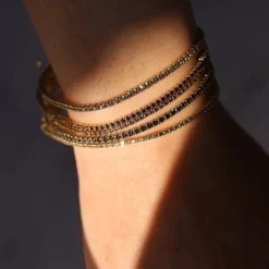Marrow Fine One-of-a-kind Pieces | Bracelets^2.93tcw Dark Blue Sapphire Tennis Bracelet 14kyellowgold