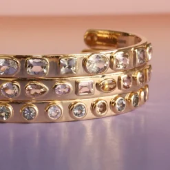 Marrow Fine Ready To Ship | Ready To Ship^6.41tcw Fancy Tanzanite Cuff 14kyellowgold