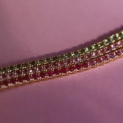 Marrow Fine One-of-a-kind Pieces | Bracelets^5.64tcw Gradient Pink Sapphire Tennis Bracelet 14kyellowgold