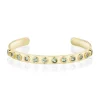 Marrow Fine Ready To Ship | Ready To Ship^2.24tcw Green Sapphire Everyday Cuff 14kyellowgold