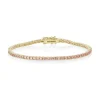 Marrow Fine Bracelets | The Tennis Collection^2.91tcw Orange Sapphire Tennis Bracelet 14kyellowgold
