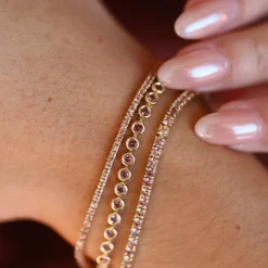 Marrow Fine One-of-a-kind Pieces | Bracelets^1.97tcw Orange Sapphire Tennis Bracelet 14kyellowgold