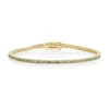 Marrow Fine One-of-a-kind Pieces | Bracelets^2.90tcw Seafoam Sapphire Tennis Bracelet 14kyellowgold