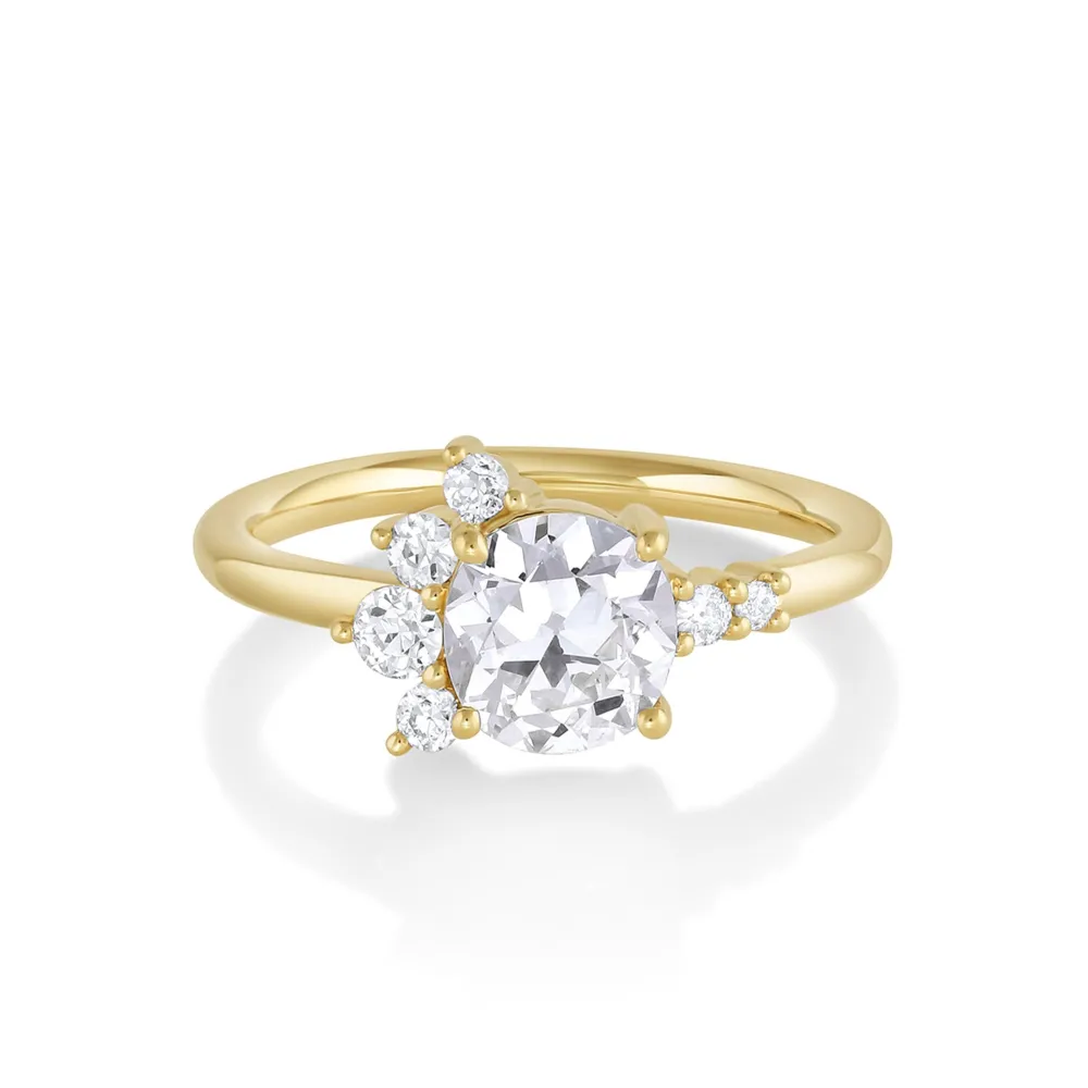 Marrow Fine Engagement Rings^The Amelia Round Cluster Engagement Ring
