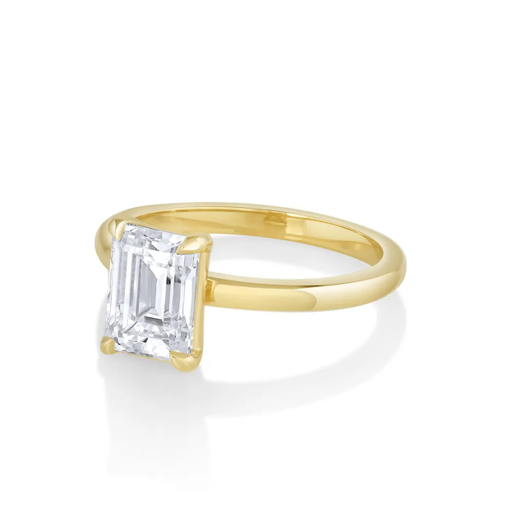Marrow Fine Engagement Rings^The Annette Emerald Cut Engagement Ring