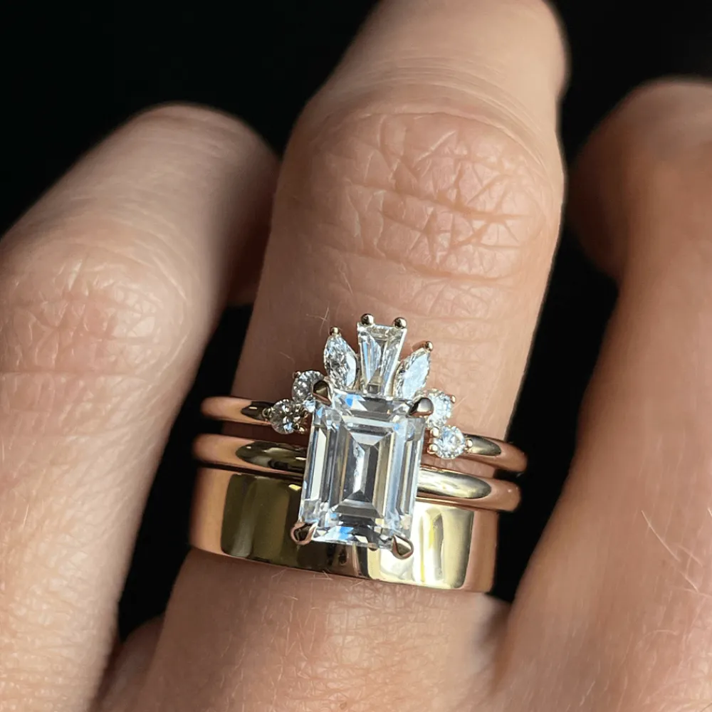 Marrow Fine Engagement Rings^The Annette Emerald Cut Engagement Ring