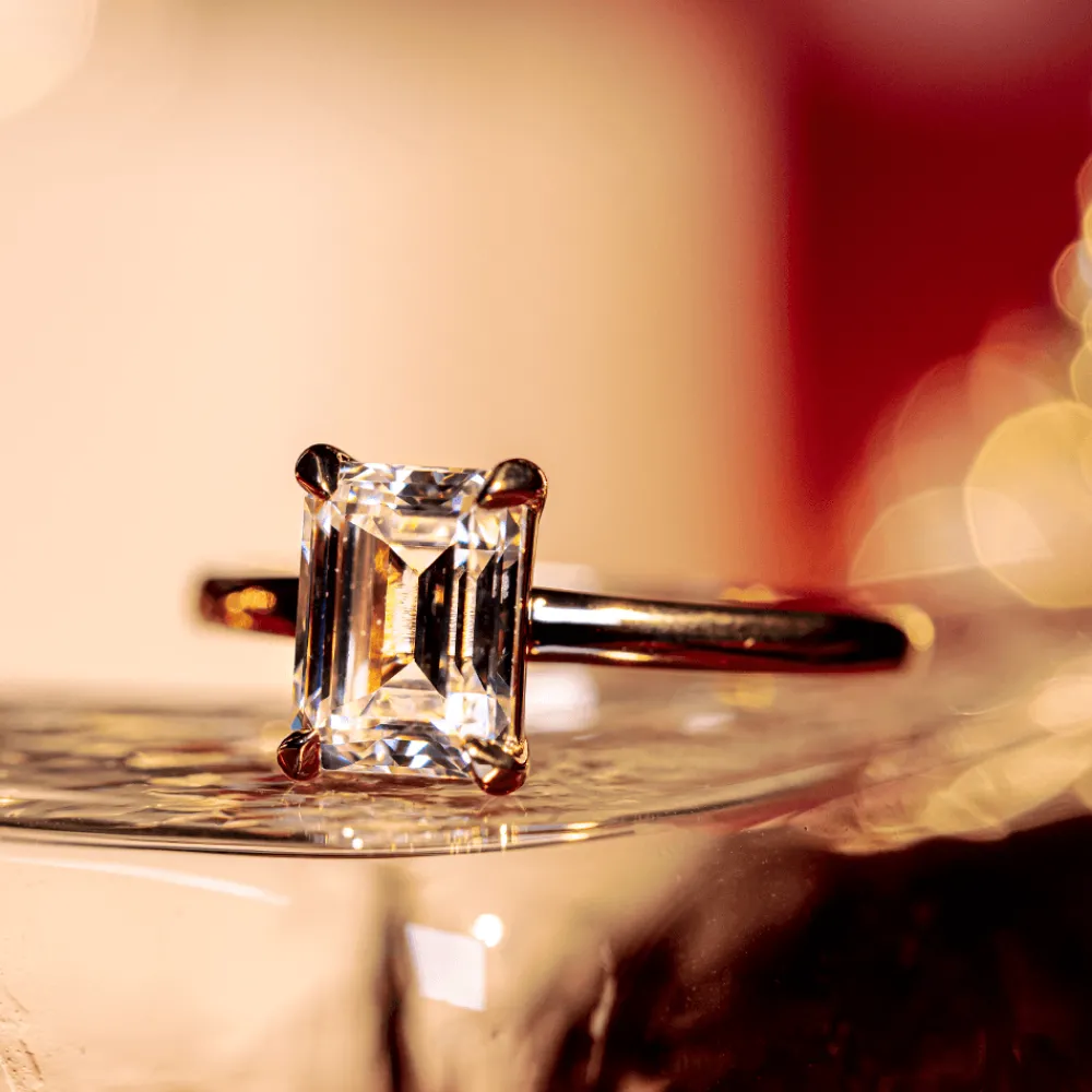 Marrow Fine Engagement Rings^The Annette Emerald Cut Engagement Ring