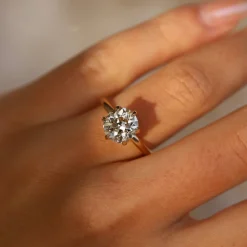 Marrow Fine Engagement Rings^The Camille Round Brilliant Solitaire Engagement Ring
