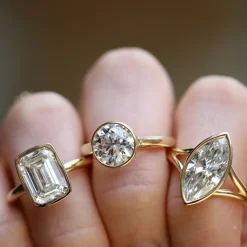 Marrow Fine Engagement Rings^The Colette Marquise Split Shank Engagement Ring
