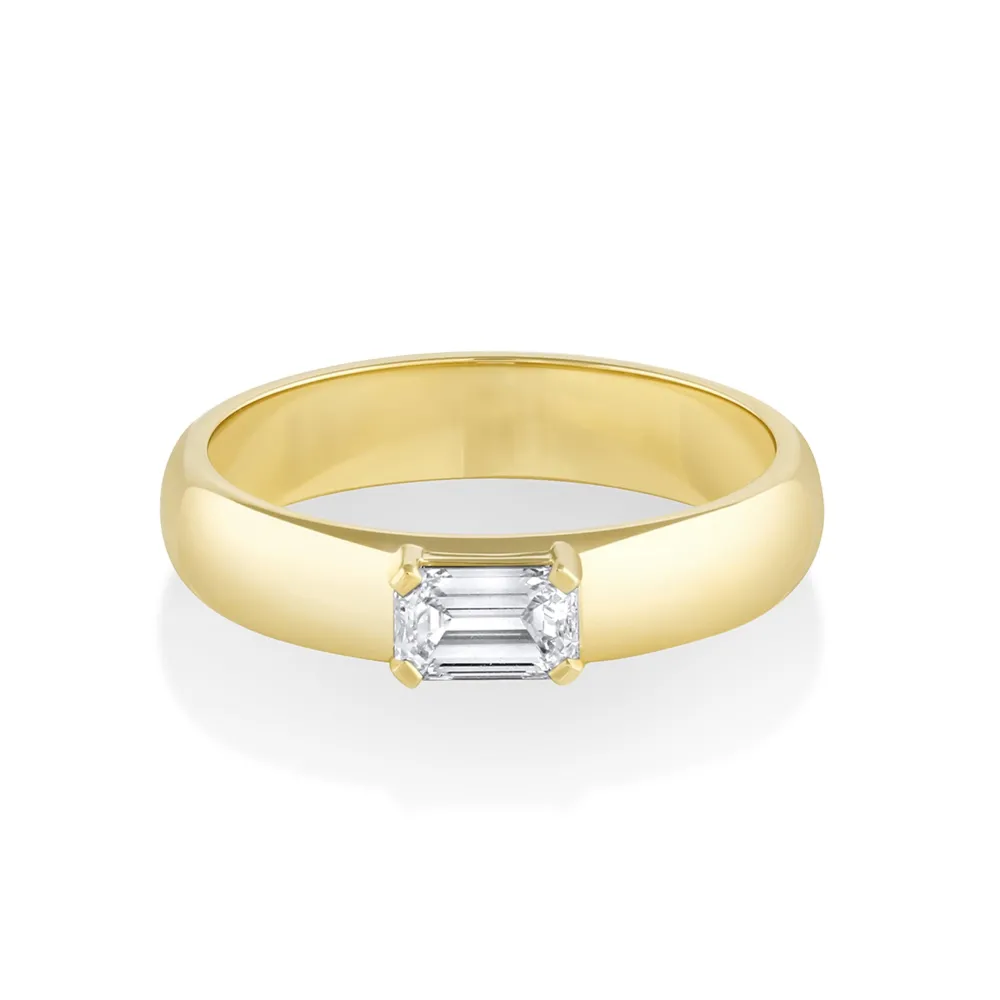 Marrow Fine Engagement Rings^The Elodie Emerald Cut Engagement Ring