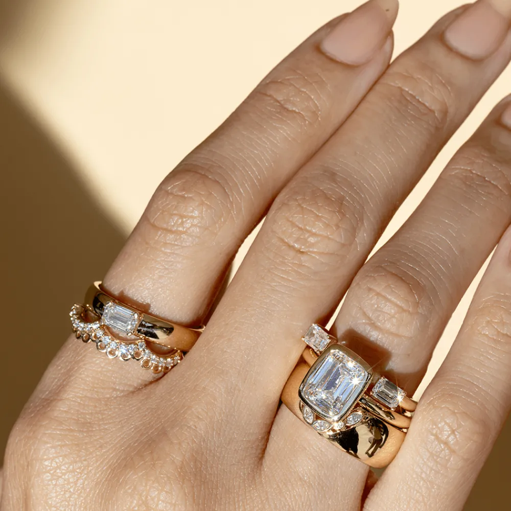 Marrow Fine Engagement Rings^The Elodie Emerald Cut Engagement Ring
