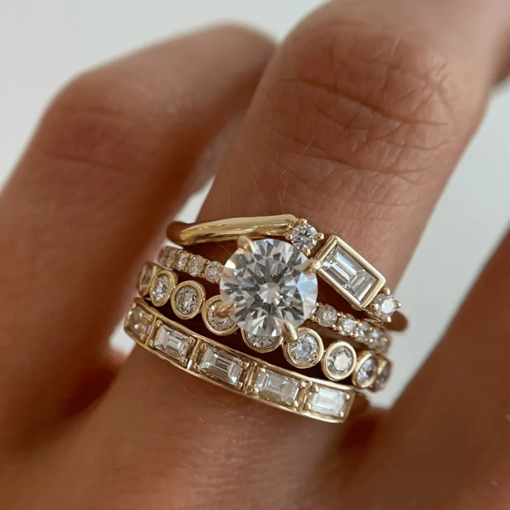 Marrow Fine Engagement Rings^The Frankie Pavé Engagement Ring