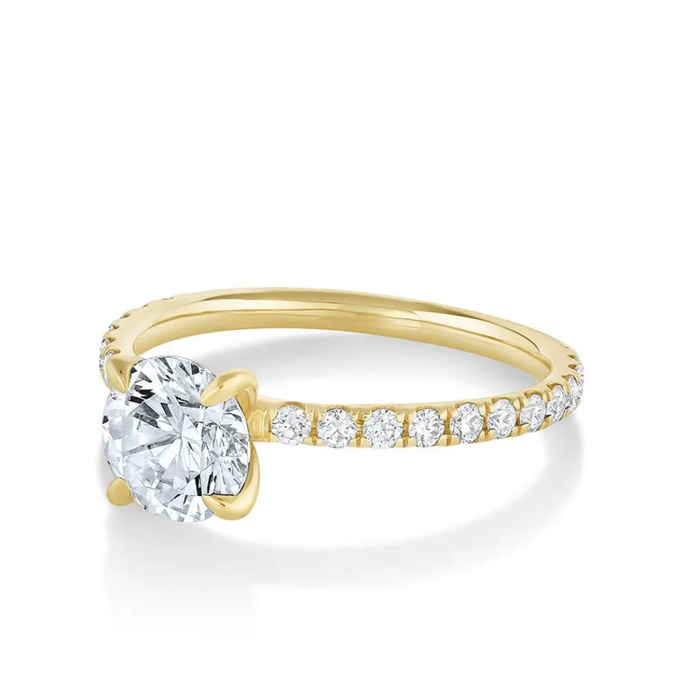 Marrow Fine Engagement Rings^The Frankie Pavé Engagement Ring
