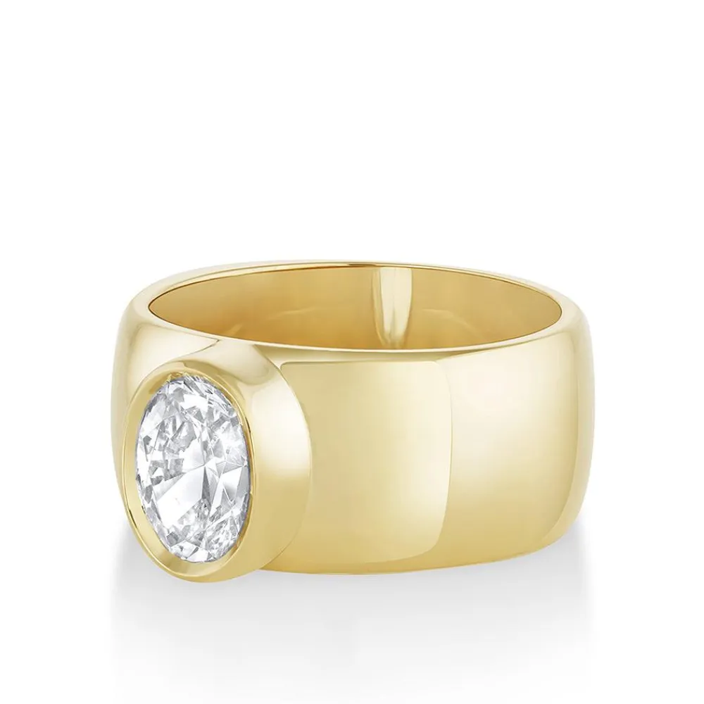 Marrow Fine Engagement Rings^The Harlow Cigar Band Engagement Ring