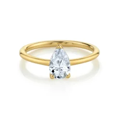 Marrow Fine Engagement Rings^The Lola Pear Solitaire Engagement Ring