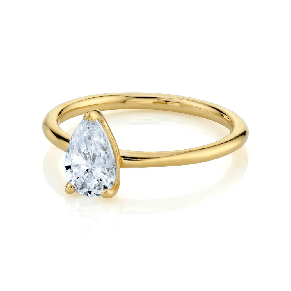 Marrow Fine Engagement Rings^The Lola Pear Solitaire Engagement Ring