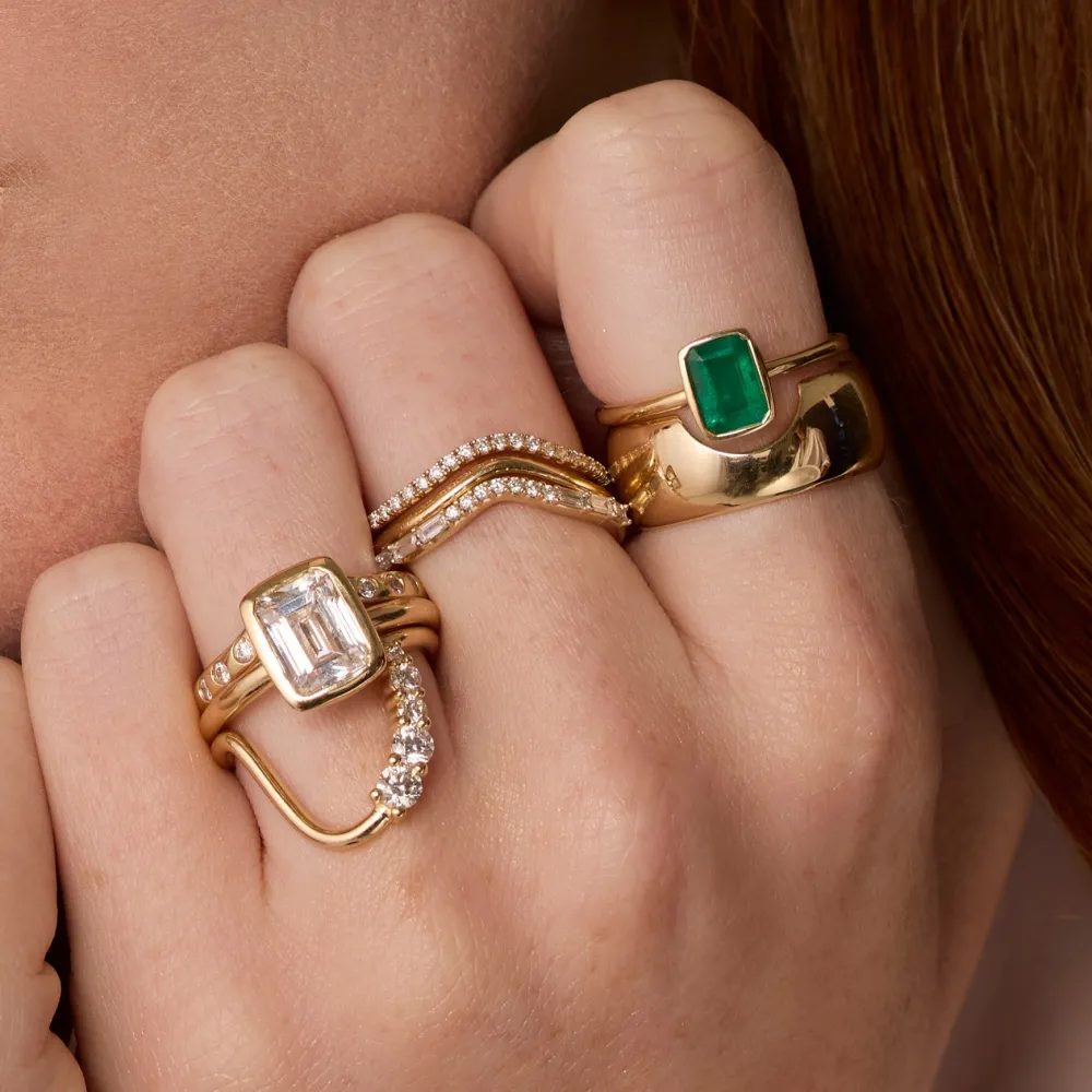 Marrow Fine Engagement Rings | Ready To Ship^The Mini Roxy Engagement Ring North-South