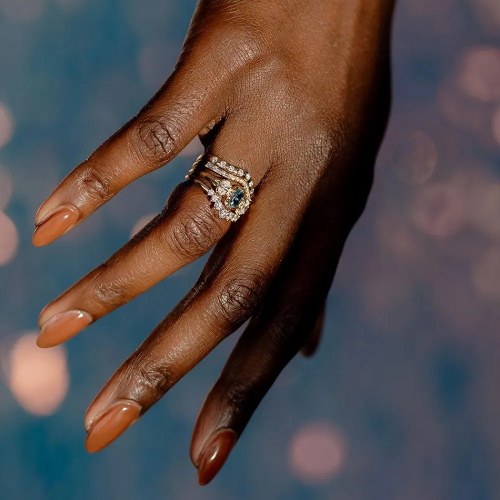 Marrow Fine Engagement Rings^The Simone Sapphire Oval Engagement Ring