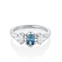 Marrow Fine Engagement Rings^The Simone Sapphire Oval Engagement Ring