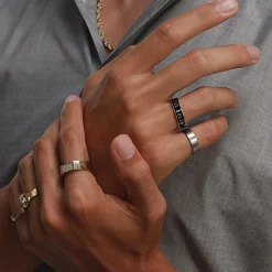 Marrow Fine Anniversary Gifts | Sammi's Favorites^Til Death Black Enamel Band - 6mm