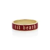 Marrow Fine Anniversary Gifts | Sammi's Favorites^Til Death Cherry Mocha Enamel Band - 6mm
