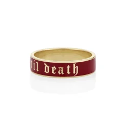 Marrow Fine Anniversary Gifts | Sammi's Favorites^Til Death Cherry Mocha Enamel Band - 6mm