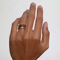 Marrow Fine Anniversary Gifts | Sammi's Favorites^Til Death Cherry Mocha Enamel Band - 6mm