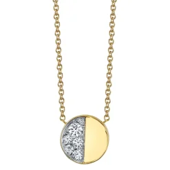 Marrow Fine For The New Mom | Anniversary Gifts^Under the Perfect Moon Pendant - Quarter Moon