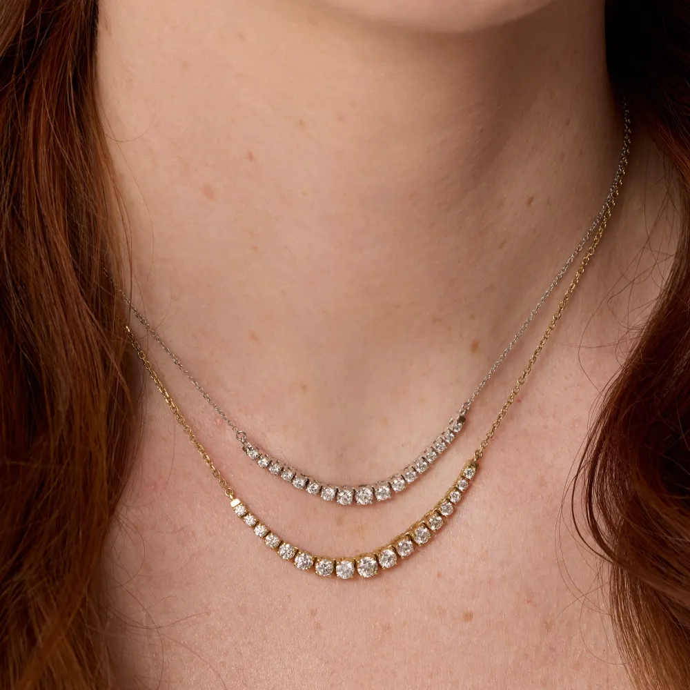 Marrow Fine Anniversary Gifts | Necklaces^Venus White Diamond Graduated Necklace