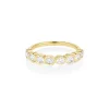 Marrow Fine Anniversary Gifts | Graduation Gifts^White Diamond Abstract Bezel Band