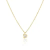 Marrow Fine For The Bride-to-be | Anniversary Gifts^White Diamond Abstract Bezel Necklace
