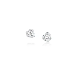 Marrow Fine For The Bride-to-be | Anniversary Gifts^White Diamond Abstract Bezel Studs