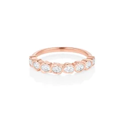 Marrow Fine Anniversary Gifts | Graduation Gifts^White Diamond Abstract Bezel Band