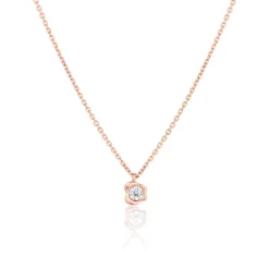 Marrow Fine For The Bride-to-be | Anniversary Gifts^White Diamond Abstract Bezel Necklace